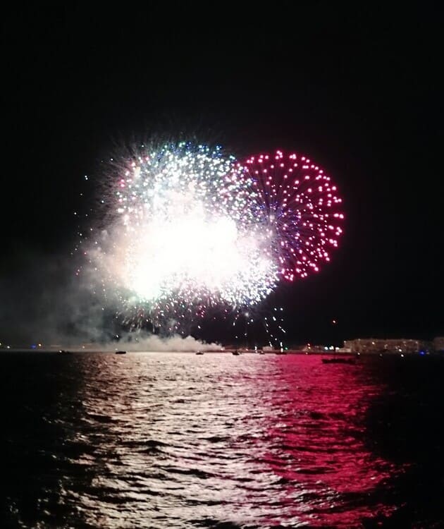 Feu d&rsquo;artifice du 15 août de Port Saint-Cyprien